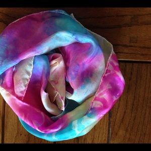 100% Silk Hand Dyed Scarf